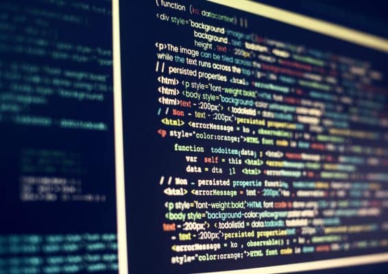 computer language on a computer screen 2023 11 27 05 06 29 utc